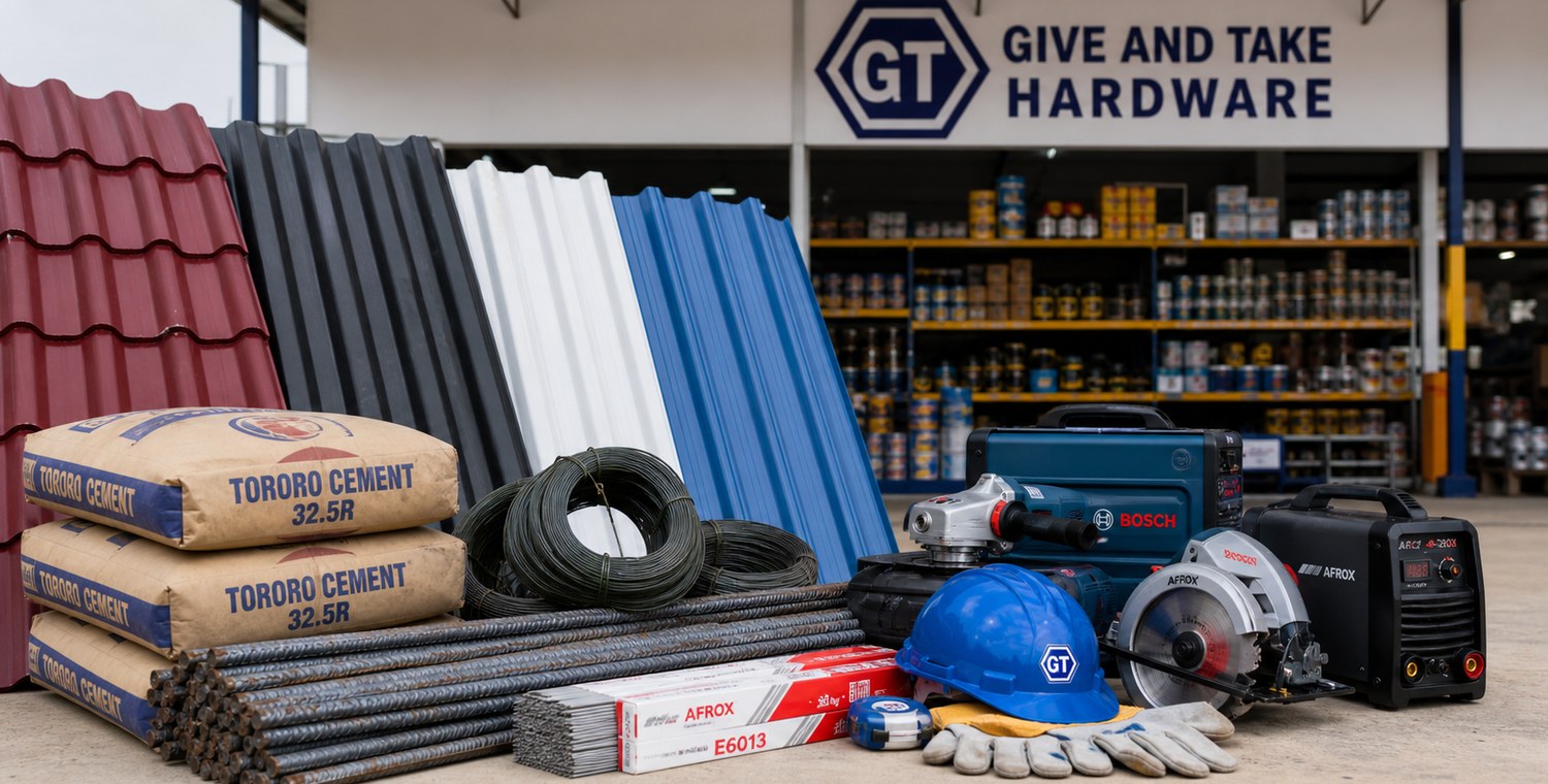 Give and Take Hardware store display