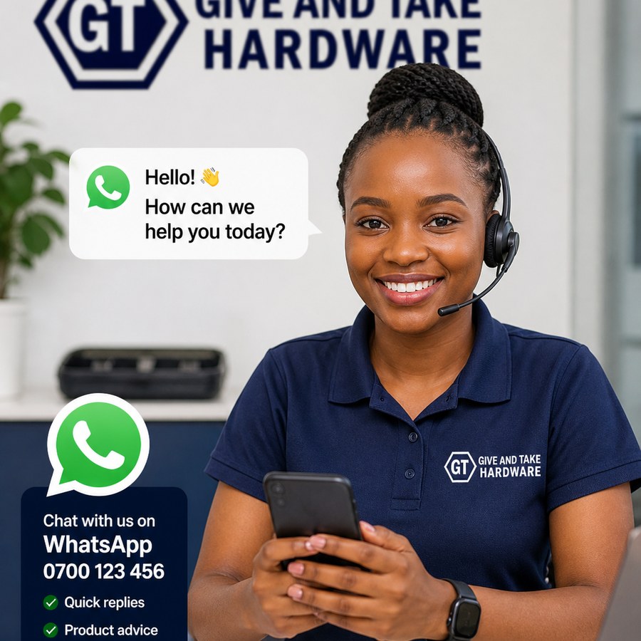 Give and Take Hardware WhatsApp support